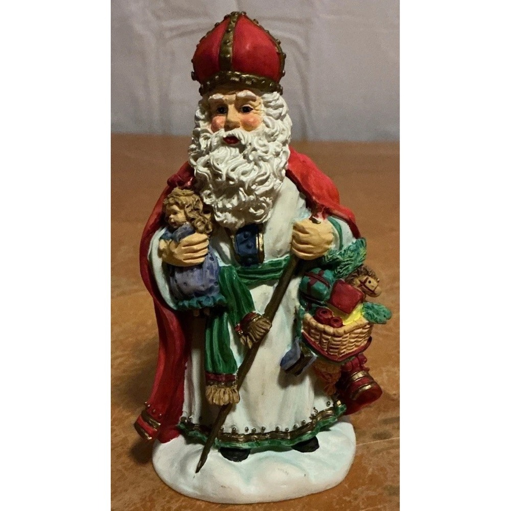 1994 Bronson Collectibles Dutch St. Nicholas By Katharine Stevenson, Broke Staff